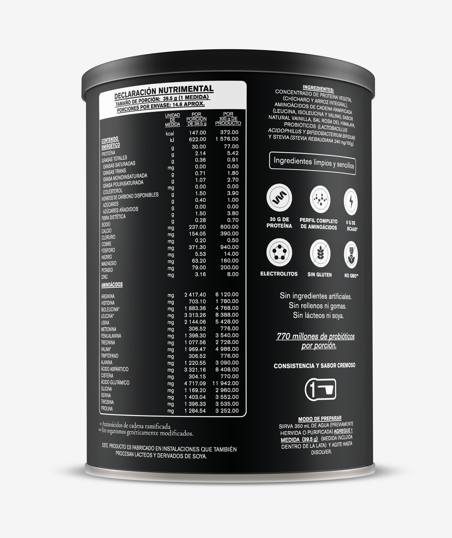 Protein Vanilla High Performance - 578g