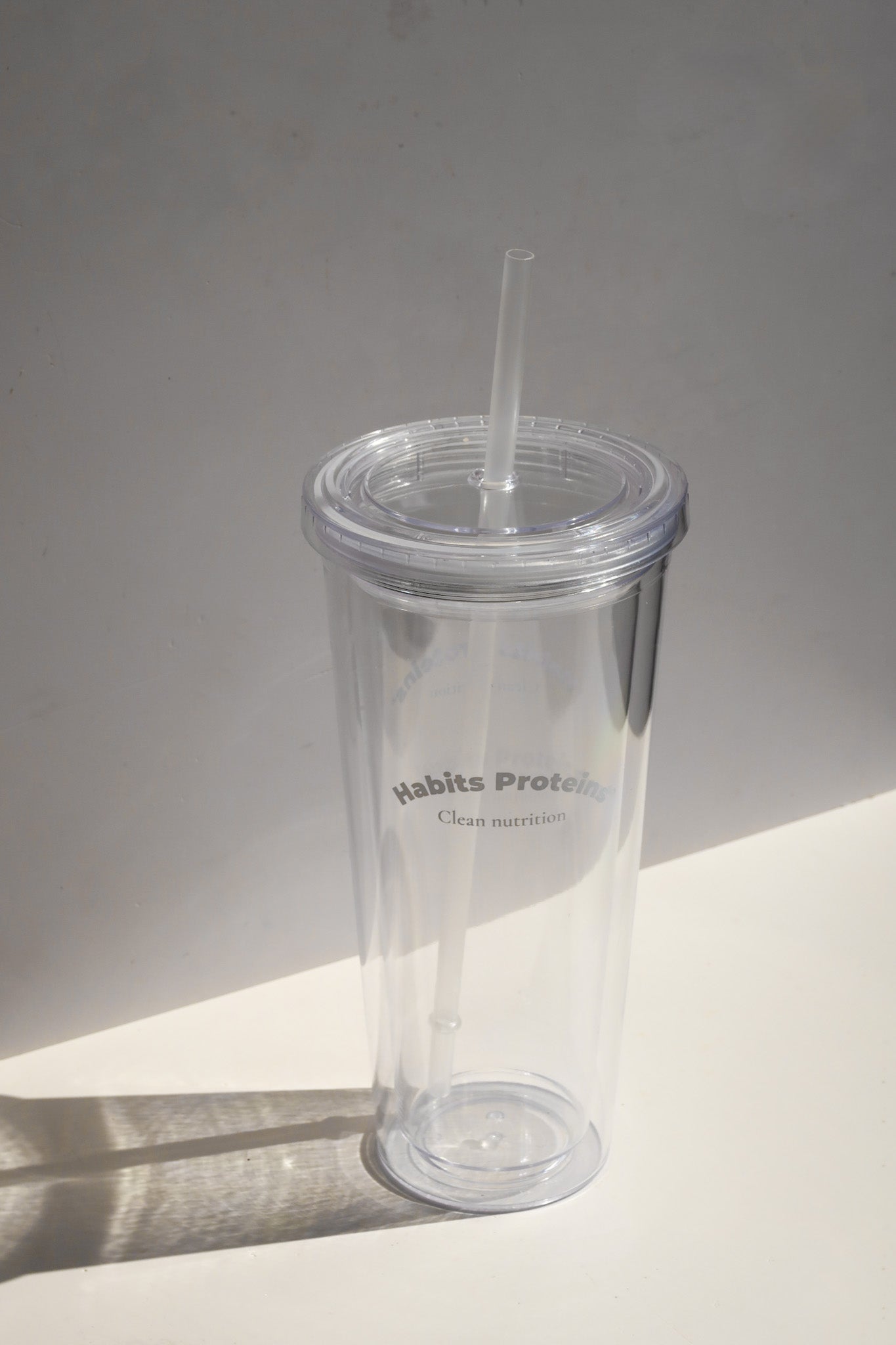 Habits Proteins Iced Beverage Cup & Straw | 24oz