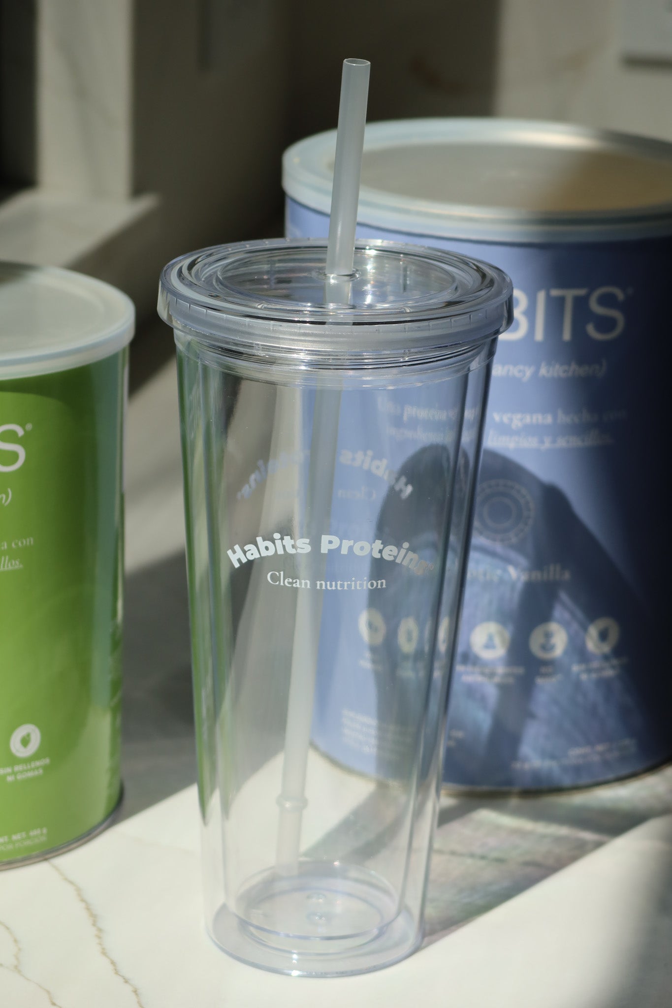 Habits Proteins Iced Beverage Cup & Straw | 24oz