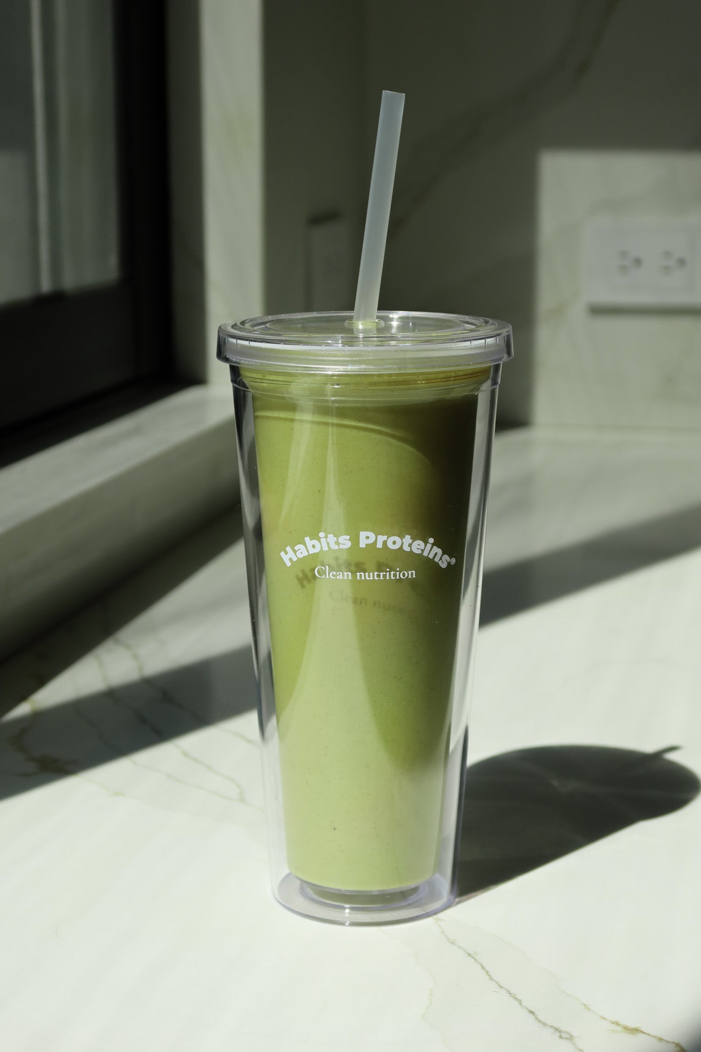 Habits Proteins Iced Beverage Cup & Straw | 24oz