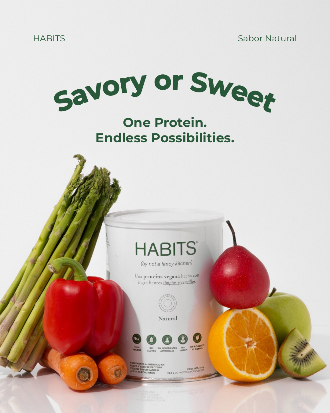 The Simplest HABIT yet! - Protein Natural Probiotic - 488g