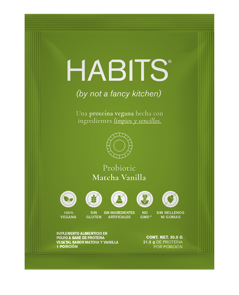 16 Protein Sachets – Probiotic Matcha Vanilla